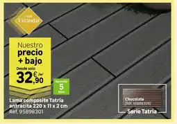 Leroy Merlin Lama composite Tatría antracita oferta