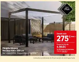 Leroy Merlin Pérgola Génova Nevaluz oferta