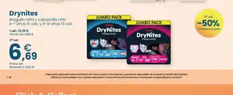 DRYNITES Braguita niña y calzoncillo niño
