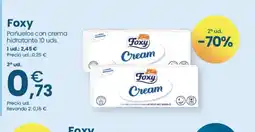 Clarel FOXY Pañuelos con crema hidratante 10 uds. oferta