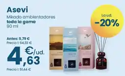 Clarel ASEVI Mikado ambientadores oferta