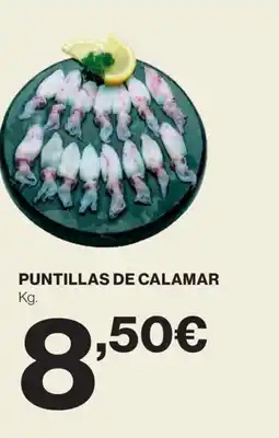 Hipercor Puntillas de calamar oferta
