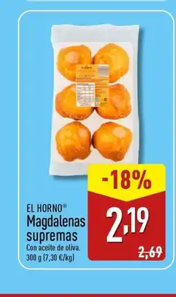 ALDI EL HORNO Magdalenas supremas oferta