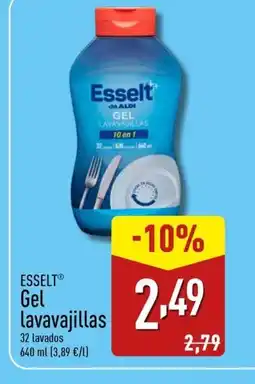 ALDI ESSELT Gel lavavajillas oferta