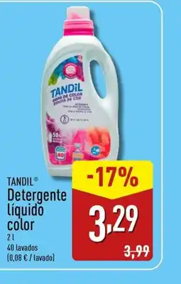 ALDI TANDIL Detergente Líquido color oferta