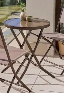 Carrefour Market Mesa plegable Málaga redonda oferta