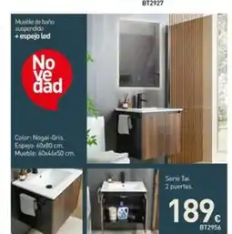 Mi Bricolaje Mueble de baño suspendido +espejo led oferta