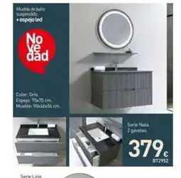 Mi Bricolaje Mueble de baño suspendido +espejo led oferta