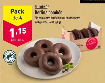 ALDI El Horno Berlina bombón 240g oferta