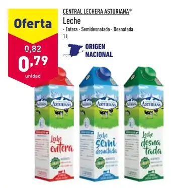 ALDI Central Lechera Asturiana Leche 1l oferta