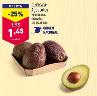 ALDI El Mercado Aguacates 420g oferta