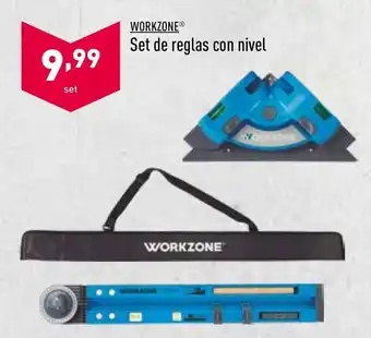 ALDI Workzone Set de reglas con nivel oferta