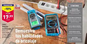 ALDI Ferrex Detector multifunción oferta