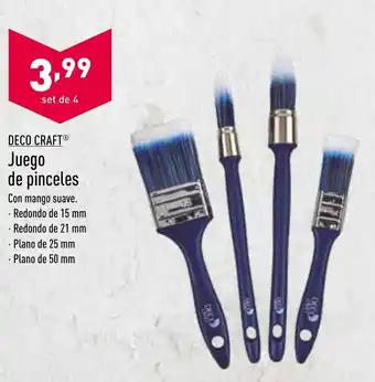 ALDI Deco Craft Juego de pinceles oferta