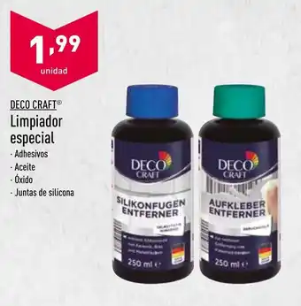ALDI Deco Craft Limpiador especial oferta