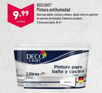 ALDI Deco Craft Pintura antihumedad oferta