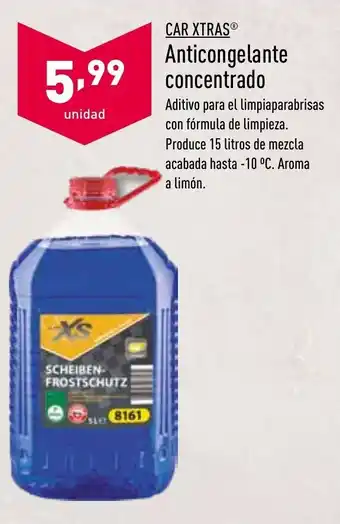 ALDI Car Xtras Anticongelante concentrado oferta