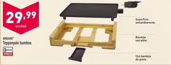 ALDI Ambiano Teppanyaki bamboo oferta