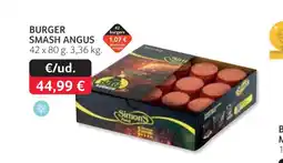 GM Cash & Carry Burger smash angus oferta
