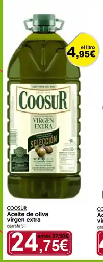 Hiper Usera COOSUR Aceite de oliva virgen extra oferta
