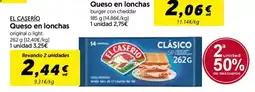 Hiper Usera EL CASERÍO Queso en lonchas oferta