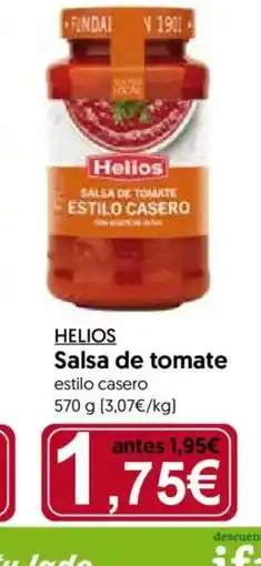 Hiper Usera HELIOS Salsa de tomate estilo casero oferta