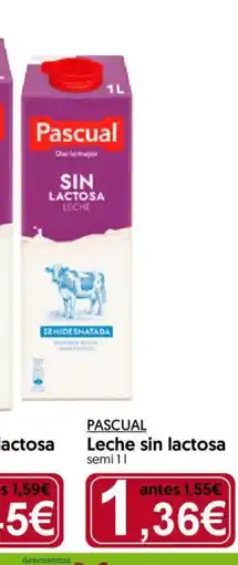 Hiper Usera PASCUAL Leche sin lactosa oferta