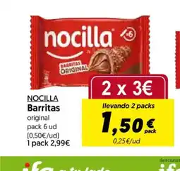 Hiper Usera NOCILLA Barritas oferta
