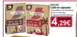 Hiper Usera NESCAFÉ Café en cápsulas oferta