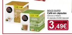 Hiper Usera DOLCE GUSTO Café en cápsulas oferta