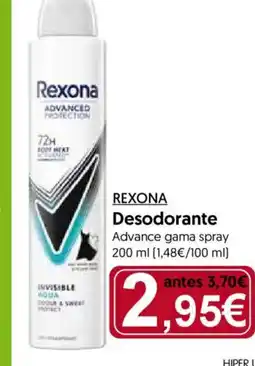 Hiper Usera REXONA Desodorante oferta
