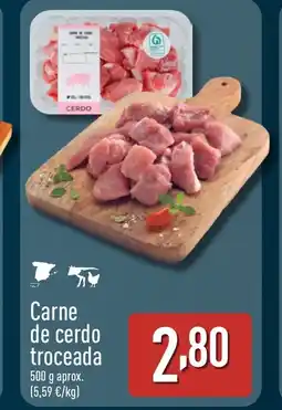 ALDI Carne de cerdo troceada oferta
