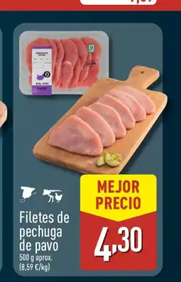 ALDI Filetes de pechuga de pavo oferta