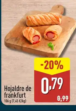 ALDI Hojaldre de frankfurt oferta