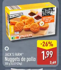 ALDI JACK'S FARM Nuggets de pollo oferta