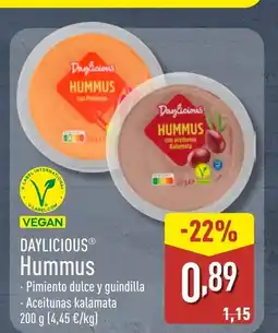 ALDI DAYLICIOUS Hummus oferta