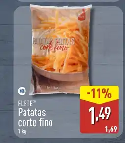 ALDI FLETE Patatas corte fino oferta