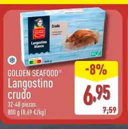 ALDI GOLDEN SEAFOOD Langostino blanco oferta