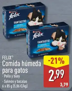 ALDI FELIX Comida húmeda para gatos oferta