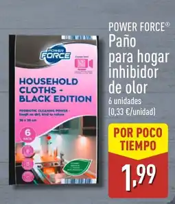 ALDI POWER FORCE Paño para hogar inhibidor de olor oferta