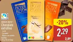ALDI MOSER ROTH Chocolate extrafino oferta