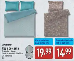 ALDI NOVITESSE Ropa de cama oferta