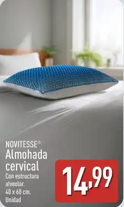 ALDI NOVITESSE Almohada cervical oferta