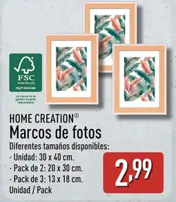 ALDI HOME CREATION Marcos de fotos oferta