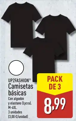 ALDI UP2FASHION Camisetas básicas oferta
