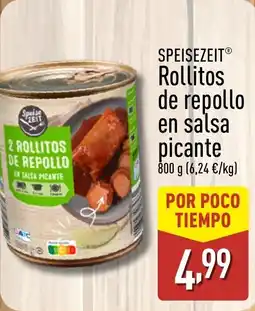 ALDI SPEISEZEIT Rollitos de repollo en salsa picante oferta