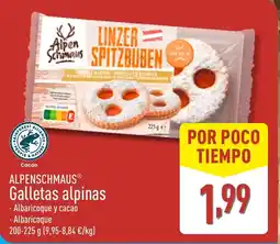 ALDI ALPENSCHMAUS Galletas alpinas oferta