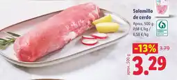Lidl Solomillo de cerdo oferta