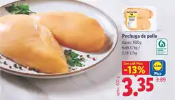Lidl Pechuga de pollo oferta