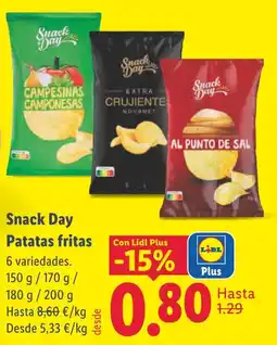 Lidl Snack Day Patatas fritas oferta